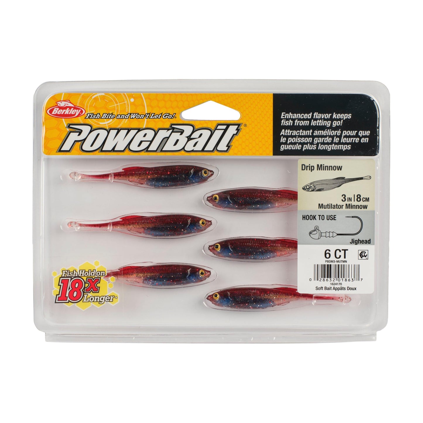 Berkley PowerBait Drip Minnow Fishing Soft Bait