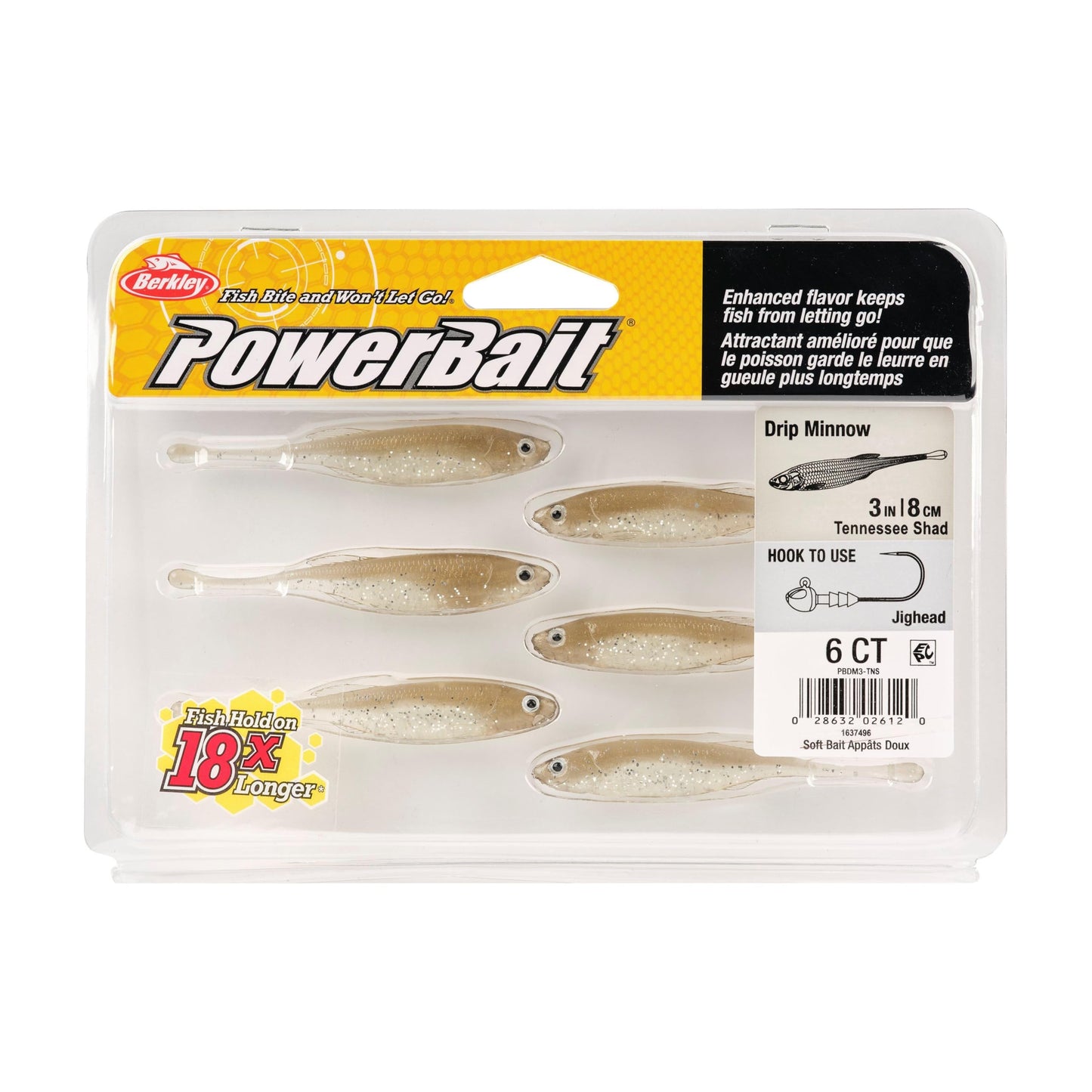 Berkley PowerBait Drip Minnow Fishing Soft Bait