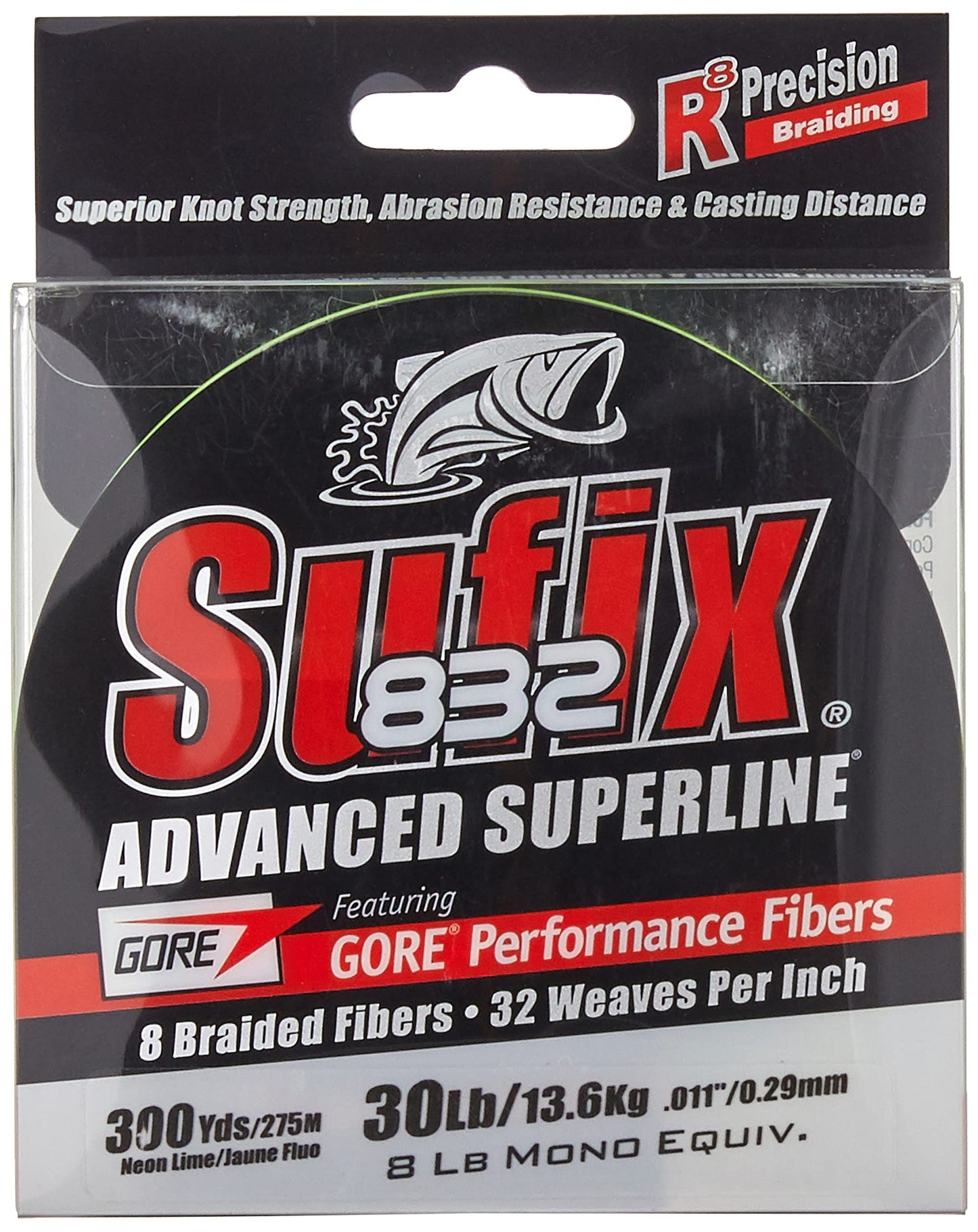 Sufix 832 Advanced Superline Braid -300 yards
