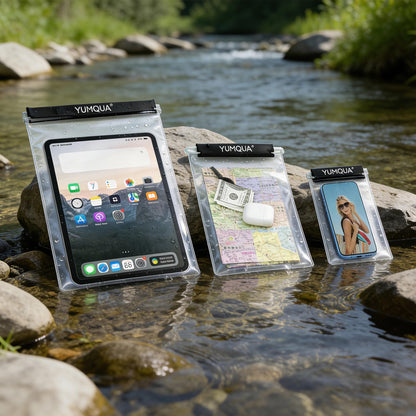 YUMQUA Clear Waterproof Bag