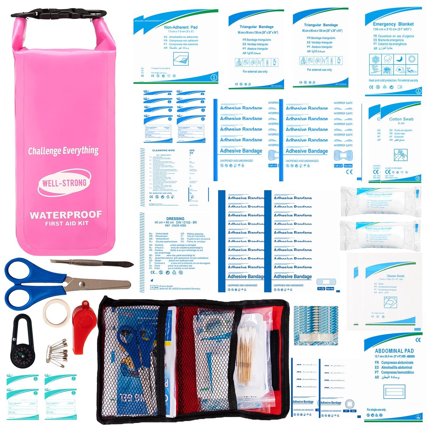 Waterproof First Aid Kit Roll Top Boat Emergency Kit