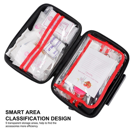 Gevoke 410 Piece Waterproof Hard Shell First Aid Kit for Home