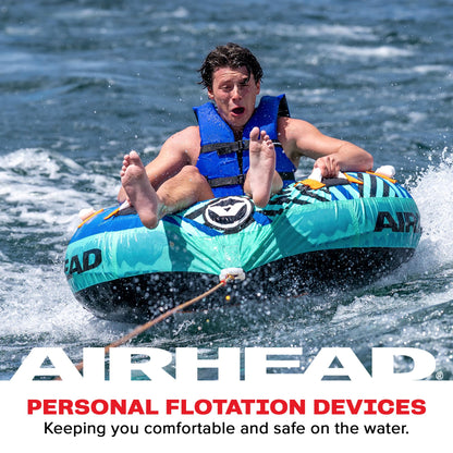 Airhead General Purpose Life Jacket for Adults & Kids - US Coast Guard Approved Life Vest