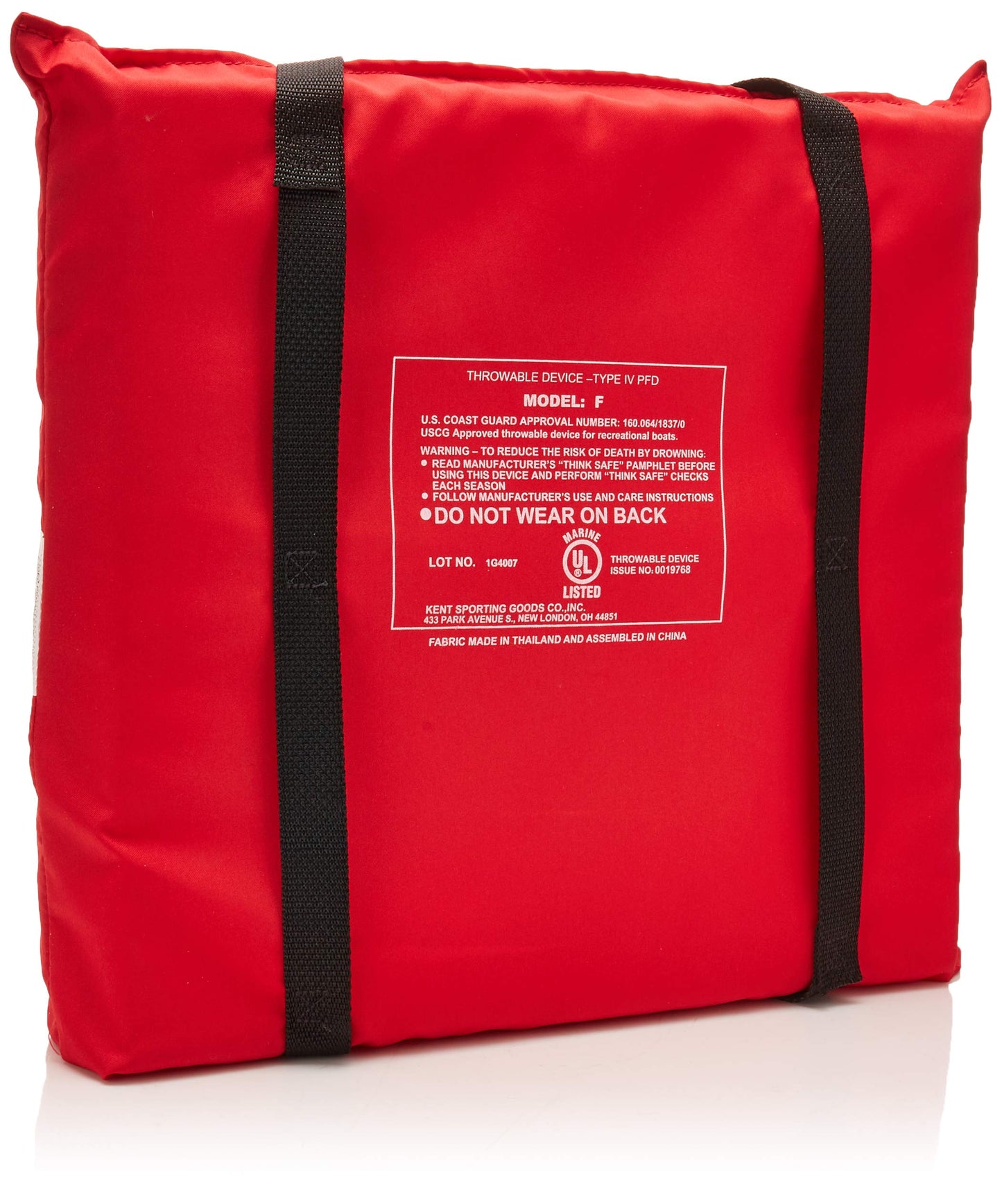 Throwable Seat Cushion