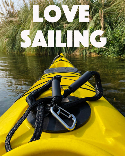 4 Feet Bungee Dock Line Mooring Rope 2-Pack for Docking