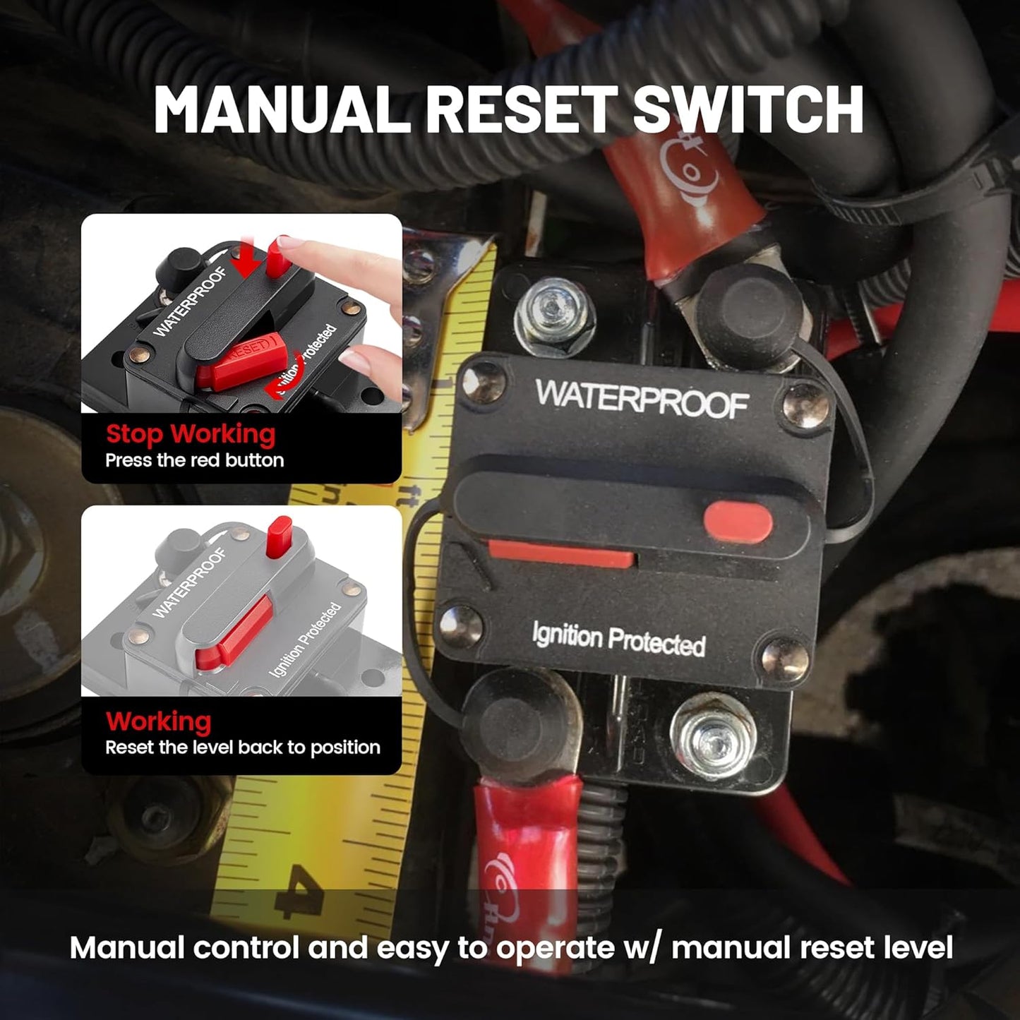RED WOLF 200 Amp Circuit Breaker Fuse