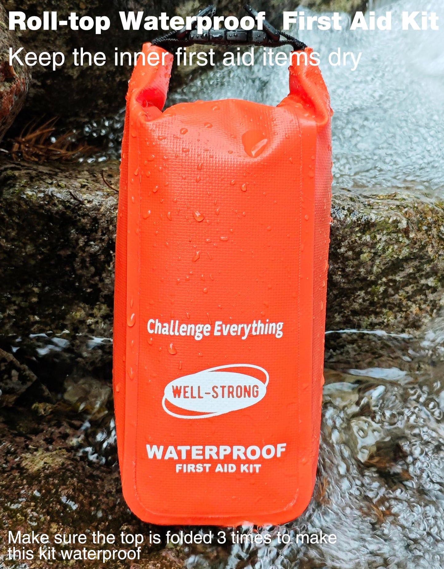 Waterproof First Aid Kit Roll Top Boat Emergency Kit