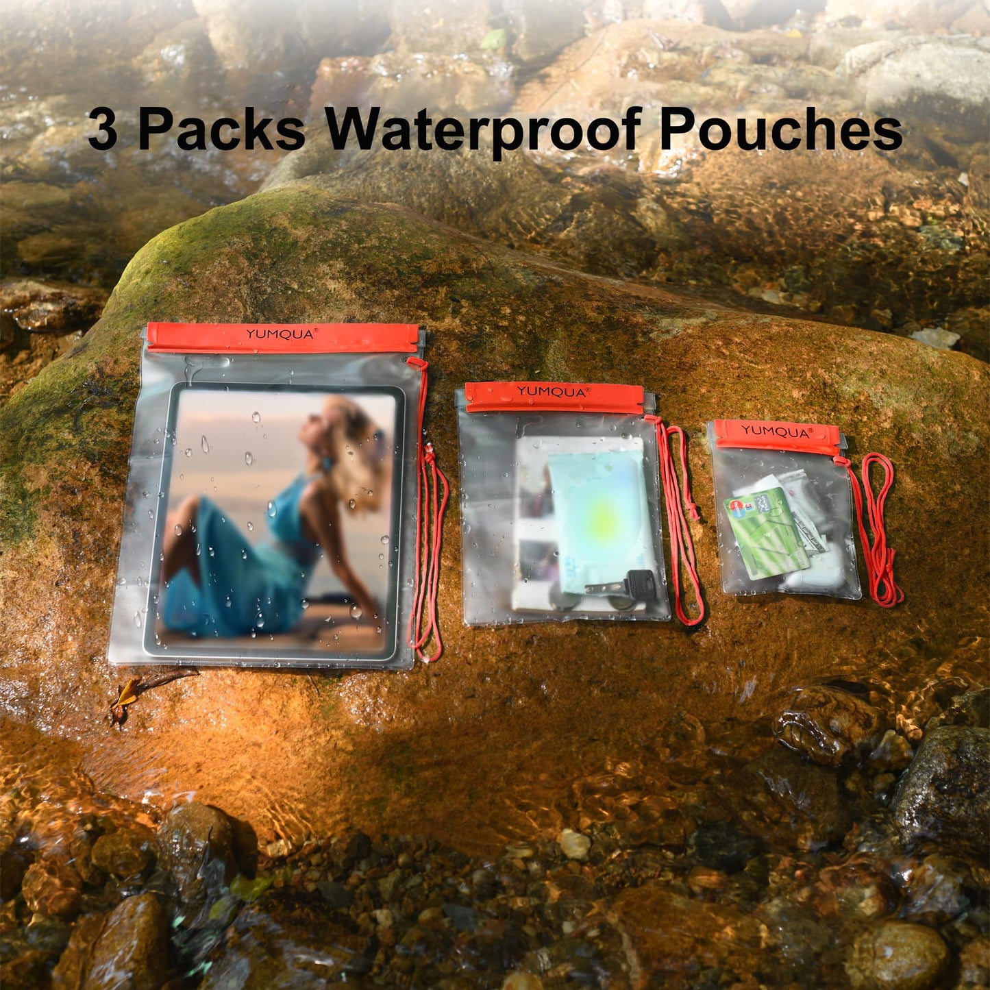 YUMQUA Clear Waterproof Bag