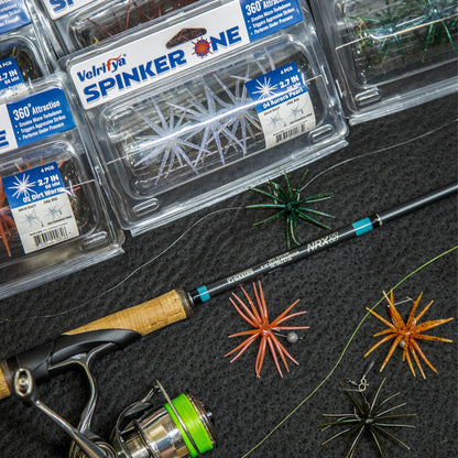 Tentacle Creature Lure, Japanese Style Soft Plastic Baits for Bass Fishing - for Drop Shot, Wacky Rig/Neko Rig and Finesse, Slow Sinking, Soft Bait by Velrifya
