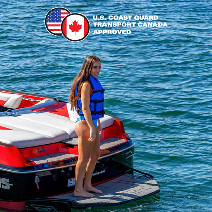Airhead General Purpose Life Jacket for Adults & Kids - US Coast Guard Approved Life Vest