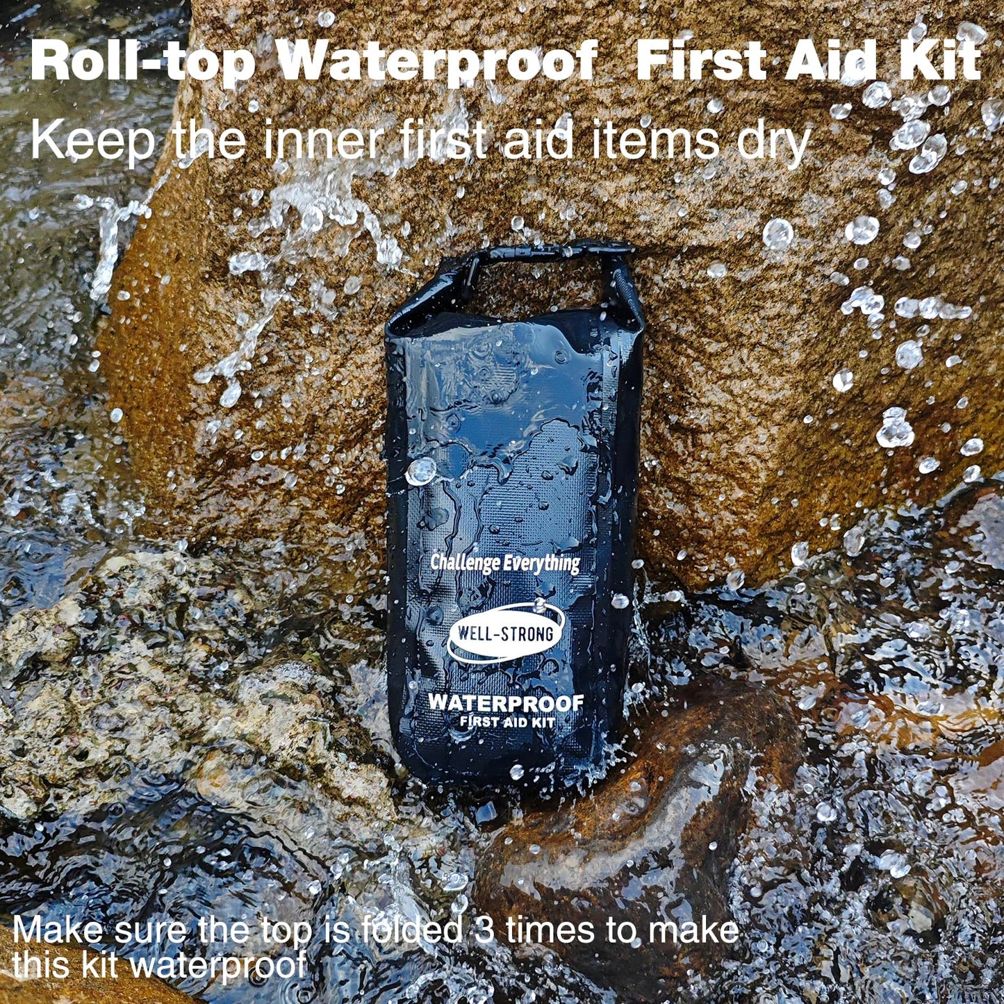 Waterproof First Aid Kit Roll Top Boat Emergency Kit